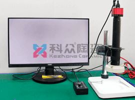 氧化鋯陶瓷磁頭顯微鏡檢測